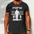 Popsi Grandpa Gift Popsi Best Friend Best Partner In Crime Men V-Neck Tshirt