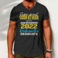 Proud Godfather Of Kindergarten Graduate 2022 Graduation Men V-Neck Tshirt