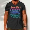 Save The Chubby Mermaids Funny Mermaid Men V-Neck Tshirt