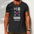 Seoul Kpop Korean Pop South Korea Gift Men V-Neck Tshirt