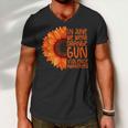 Sunflower In June We Wear Orange Gun Violence Awareness Day Men V-Neck Tshirt