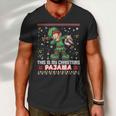 This Is My Christmas Pajama Volleyball 874 Shirt Men V-Neck Tshirt