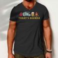 Today’S Agenda Camping Men V-Neck Tshirt