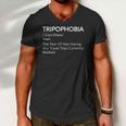 Tripophobia Travel Trips Booked Vacation Plane World Funny Men V-Neck Tshirt