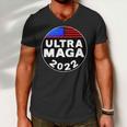 Ultra Maga Donald Trump Joe Biden America Men V-Neck Tshirt