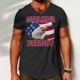 Ultra Maga Patriot American Eagle Us Flag Men V-Neck Tshirt