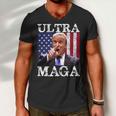 Ultra Maga Ultra Maga Funny Ultra Maga 2024 Ultra Maga And Proud Of Itultra Maga Proud Men V-Neck Tshirt