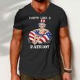 Uncle Sam 4Th Of July Usa Patriot Funny Men V-Neck Tshirt