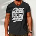 Unity Day Orange Peace Love Spread Kindness Gift Men V-Neck Tshirt