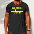 Uss Hornet Cv-8 Aircraft Carrier Sailor Veterans Day D-Day T-Shirt Men V-Neck Tshirt