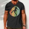 Vintage Retro Rock Climber 177 Shirt Men V-Neck Tshirt