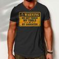 Warning Do Not Touch My Tools 198 Shirt Men V-Neck Tshirt