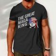 Womens The Great Maga King Trump Ultra Maga Men V-Neck Tshirt