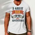 A Great Dad Make The Great Adventures Men V-Neck Tshirt