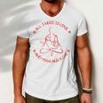 All I Need Is Love And Yoga And A Cat Lovers Gift For Yoga Lovers Red Men V-Neck Tshirt