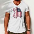 American Flag Eagle Usa Patriotic Men V-Neck Tshirt