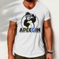 Apecoin Funny Men V-Neck Tshirt