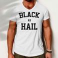 Black As Hail Funny Men V-Neck Tshirt