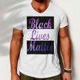 Black Lives Matter Minding My Black Owned Business Men V-Neck Tshirt