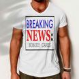 Breaking News - Nobody Cares Men V-Neck Tshirt