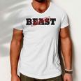 Certified Beast Athletic Workout Fitness 486 Trending Shirt Men V-Neck Tshirt