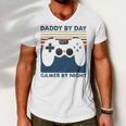 Daddy By Day Gamer By Night 250 Shirt Men V-Neck Tshirt