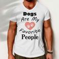 Dogs Are My Favorite People Funny Dogs Quotes Gift For Dogs Lovers Men V-Neck Tshirt