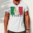 Ficko Italian Hand Sign Men V-Neck Tshirt