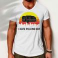 Funny Camping I Hate Pulling Out Retro 43 Shirt Men V-Neck Tshirt