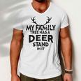 Funny Deer Quotemy Family Tree Has A Deer Stand In It Deer Lovers Men V-Neck Tshirt