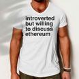 Funny Introverted Ethereum Gift Men V-Neck Tshirt