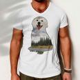 Golden Retriever Cute Puppy Men V-Neck Tshirt