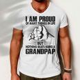 Grandpap Grandpa Gift Nothing Beats Being A Grandpap Men V-Neck Tshirt