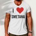 I Heart Smetana The Smetana Man I Love Smetana Men V-Neck Tshirt