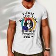 I Really Like Handy Penguin Ok Men V-Neck Tshirt