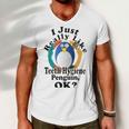 I Really Like Teeth Hygiene Penguin Ok Men V-Neck Tshirt