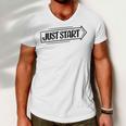 Just Start 98 Trending Shirt Men V-Neck Tshirt