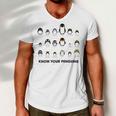 Know Your Penguins Men V-Neck Tshirt