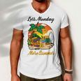 Less Monday More Summer Funny Pineapple Gift Pineapple Lover Men V-Neck Tshirt