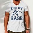 Love Fishing Kiss My Bass Men V-Neck Tshirt