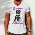 Miniature Schnauzer At Home Love Consultant Multi Tasking Dog Men V-Neck Tshirt