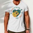 My Guitar Is Calling I Must Go 526 Trending Shirt Men V-Neck Tshirt