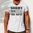 Official Im Sorry For What I Said While I Was Docking The Boat V2 Men V-Neck Tshirt