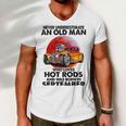 September Old Man Loves Hot Rods Never Underestimate An Old Man Who Loves Hot Rods And Was Born In Men V-Neck Tshirt