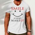 Smile Is The Best Makeup Men V-Neck Tshirt