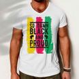 So Damn Black And Proud Black History Month Men V-Neck Tshirt