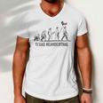 Texas Neanderthal Thinking Men V-Neck Tshirt