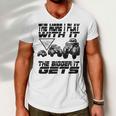 The More I Play With It The Bigger It Gets Play Big Men V-Neck Tshirt