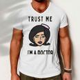 Trust Me Im A Dogtor Doctor Dog 672 Shirt Men V-Neck Tshirt