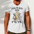 Yeye Grandpa Gift Worlds Best Dog Yeye Men V-Neck Tshirt